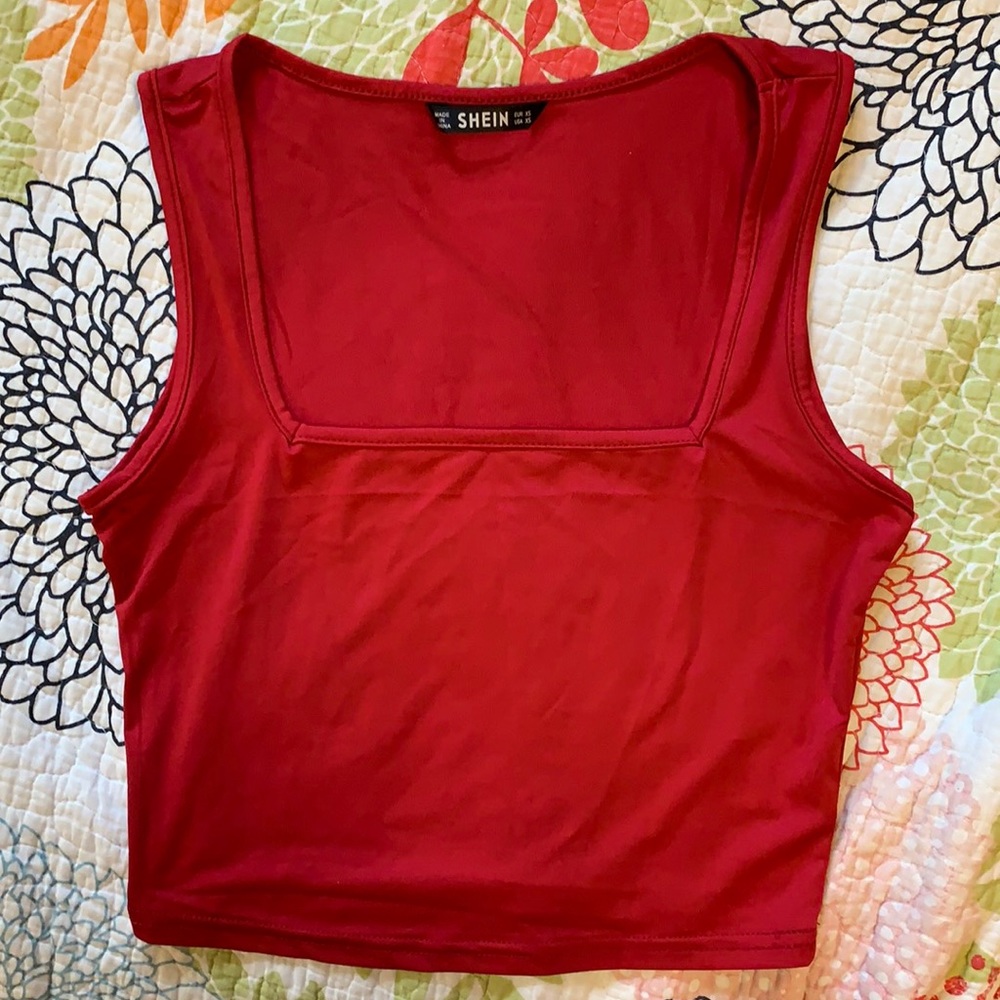 SHEIN square neck tank top